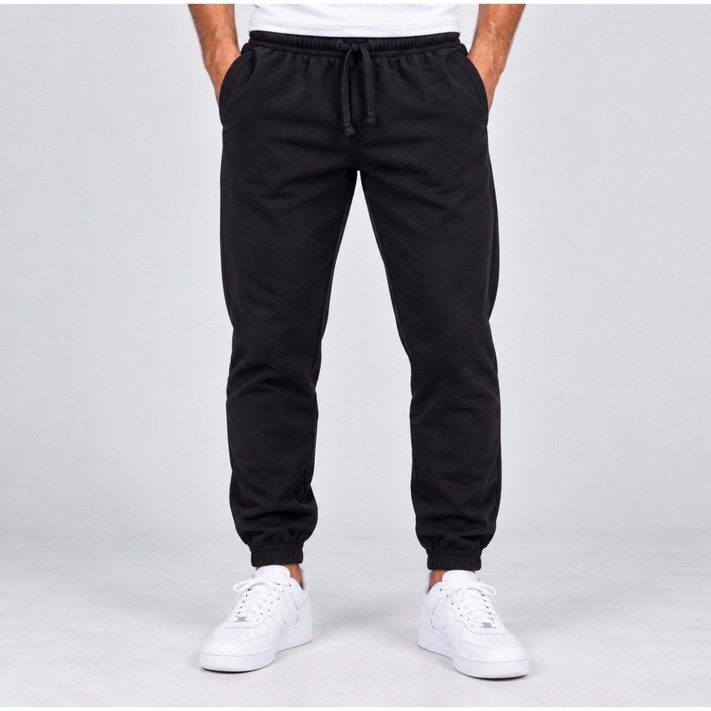 Cotton On Jogger Pants XS Black Good Fleece Drawstring Elastic Waist Sweatpants